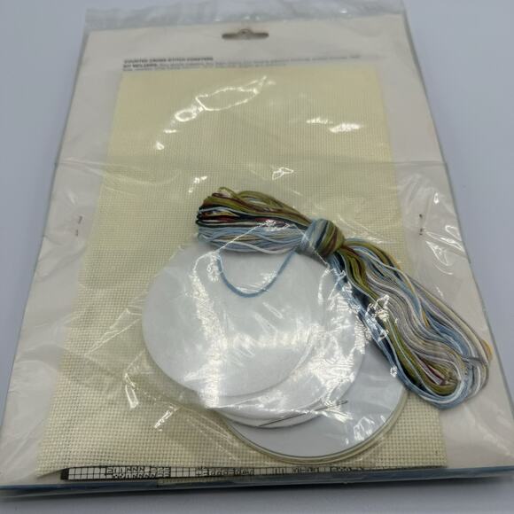 Fond Memories 4 SEASCAPES Counted Cross Stitch Acrylic Coasters C-12 Kit - Picture 6 of 6